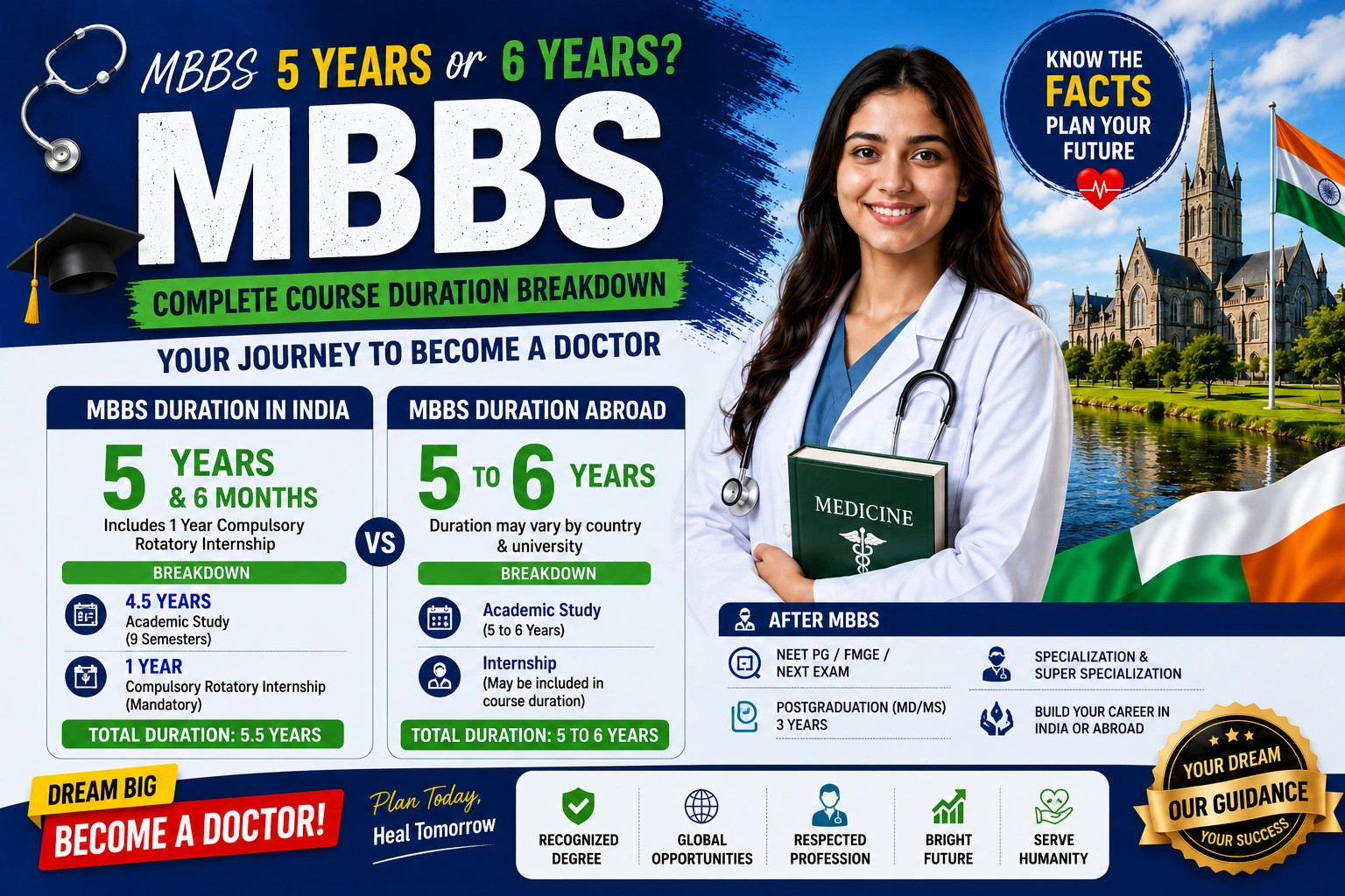 Is MBBS 5 Years or 6 Years? Complete Course Duration Breakdown